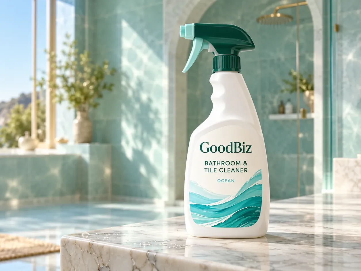 Bathroom & Tile Cleaner, exported from India by GoodBiz Hygiene