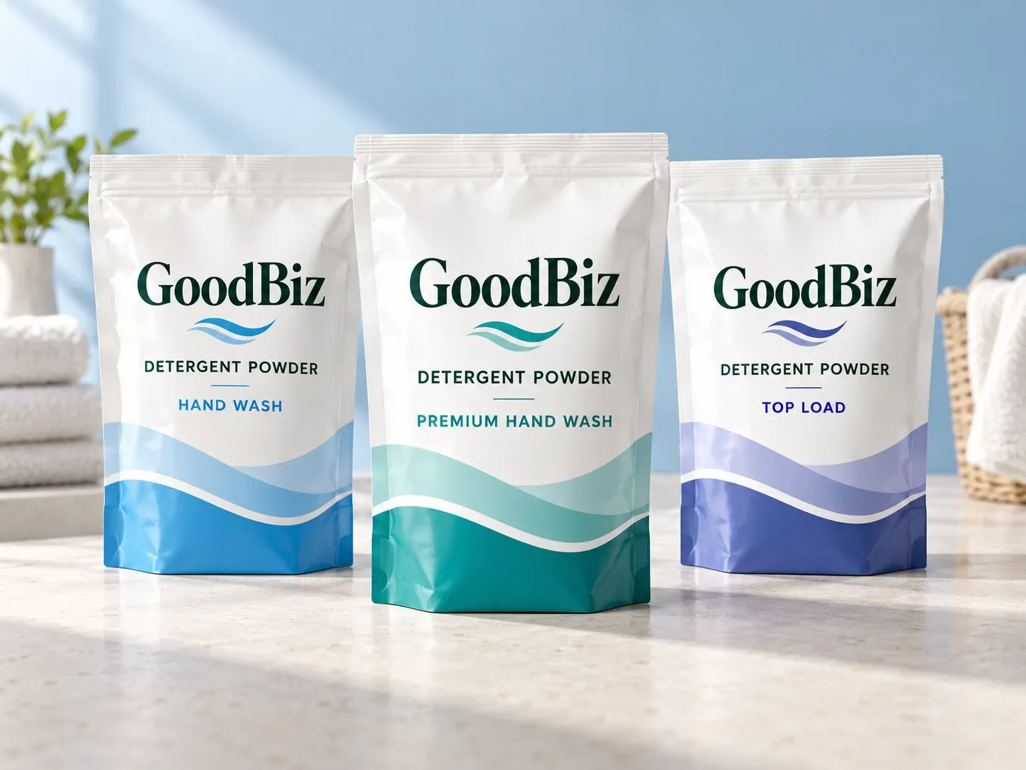 Detergent Powder, exported from India by GoodBiz Hygiene