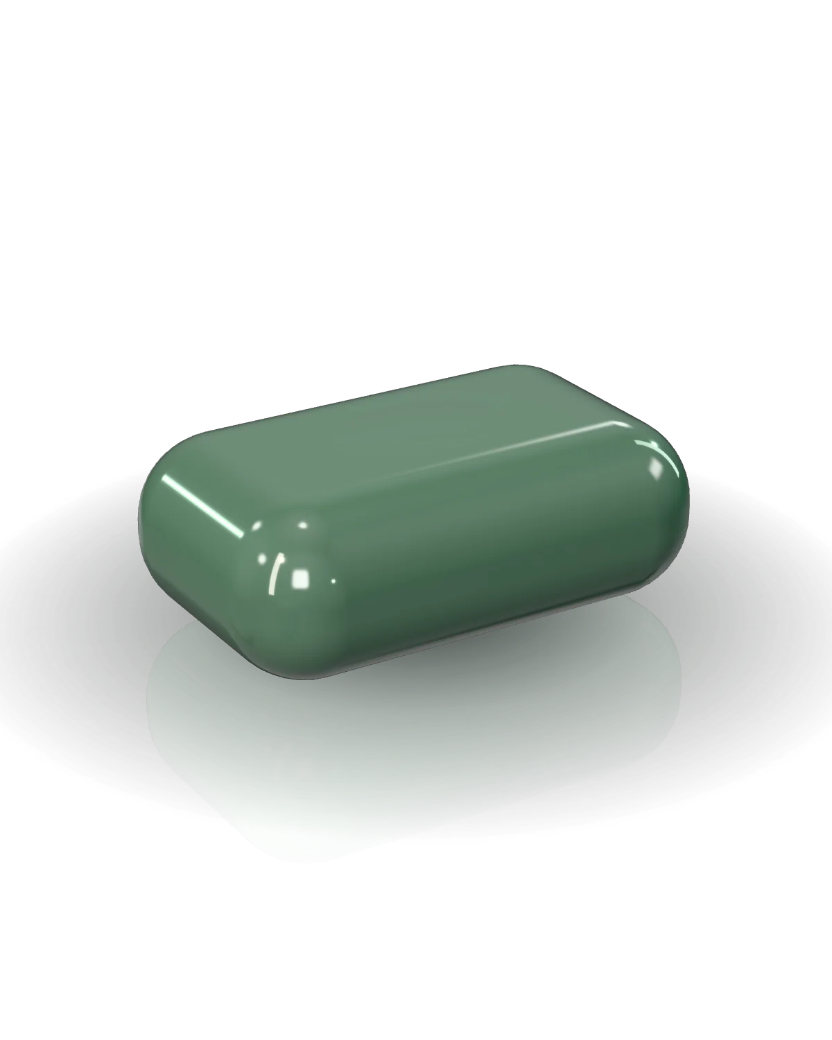 Illustration of glycerin / transparent soap in a typical export pack