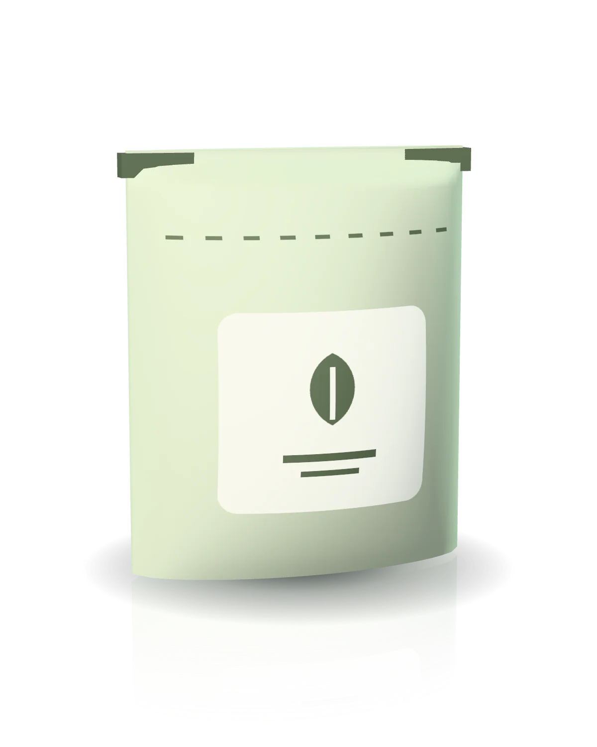 Illustration of soap noodles in a typical export pack